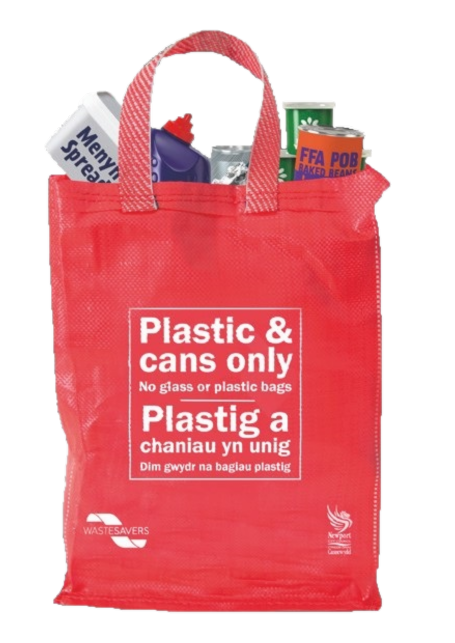 Wastesavers Red Recycling Bag